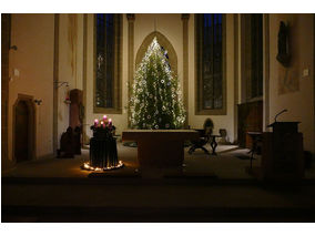 Es weihnachtet in St. Crescentius (Foto: Karl-Franz Thiede)